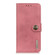 iPhone 15 KHAZNEH Cowhide Texture Horizontal Flip Leather Phone Case - Pink iPhone 15 KHAZNEH Cowhide Texture Horizontal Flip Leather Phone Case - Pink