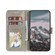 iPhone 15 Sun Mandala Embossing Leather Phone Case - Grey