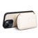 iPhone 15 Zipper Card Slot Phone Case - White
