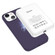 iPhone 15 hoco Pure Series Magnetic Liquid Silicone Phone Case - Purple