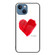 iPhone 15 Colorful Painted Glass Phone Case - Love