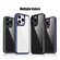iPhone 15 iPAKY YJ Series Transparent PC+TPU Phone Case - Grey