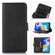 iPhone 15 Cow Texture Leather Phone Case - Black