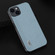 iPhone 15 ABEEL Black Edge Genuine Leather Mino Phone Case - Blue