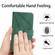 iPhone 15 Stitching Embossed Leather Phone Case - Green