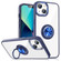 Ring Holder TPU Acrylic Phone Case iPhone 15 - Blue Ring Holder TPU Acrylic Phone Case iPhone 15 - Blue