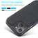 LC.IMEEKE Hon Ancient Series Flip Leather Phone Case iPhone 15 - Black