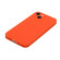 iPhone 15 Straight Edge Solid Color TPU Shockproof Phone Case - Orange