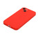 iPhone 15 Straight Edge Solid Color TPU Shockproof Phone Case - Red