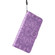 iPhone 15 Embossed Sunflower Leather Phone Case - Purple