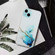 iPhone 15 Hollow Marble Pattern TPU Straight Edge Phone Case - Blue