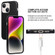 iPhone 15 GOOSPERY PEARL JELLY Shockproof TPU Phone Case - Black
