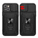 iPhone 15 Sliding Camshield TPU+PC Phone Case with Card Slot - White
