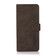 iPhone 15 KHAZNEH Matte Texture Leather Phone Case - Brown