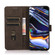 iPhone 15 KHAZNEH Matte Texture Leather Phone Case - Brown