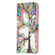 iPhone 15 Colored Drawing Pattern Leather Phone Case - Tree Life