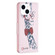 iPhone 15 Colored Drawing Pattern Leather Phone Case - Giraffe