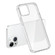 iPhone 15 Two-color Shockproof High Transparency TPU Phone Case - White
