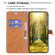 iPhone 15 Color Block Denim Texture Leather Phone Case - Royal Blue