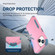 iPhone 15 Commuter Shockproof TPU + PC Phone Case - Pink+Grey Green iPhone 15 Commuter Shockproof TPU + PC Phone Case - Pink+Grey Green