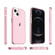 iPhone 15 Shockproof Terminator Transparent Phone Case - Pink iPhone 15 Shockproof Terminator Transparent Phone Case - Pink