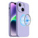 iPhone 15 LK MagSafe Magnetic Silicone Phone Case - Purple