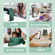 iPhone 15 Stereoscopic Holder Sliding Camshield Phone Case - Green iPhone 15 Stereoscopic Holder Sliding Camshield Phone Case - Green