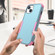 iPhone 15 Commuter Shockproof TPU + PC Phone Case - Grey Green+Pink