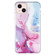 IMD Marble TPU Phone Case iPhone 15 - Pink Blue