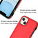 iPhone 15 Leather Texture Full Coverage Phone Case - Red