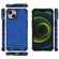 iPhone 15 Lanyard Honeycomb Phone Case - Blue