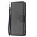 iPhone 15 Litchi Texture Pure Color Flip Leather Phone Case - Black