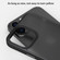 iPhone 15 Frosted Back Shockproof Phone Case - Black