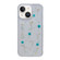 iPhone 15 Gypsophila Flowers Pattern TPU Protective Phone Case - Green