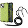 iPhone 15 Lanyard Honeycomb Phone Case - Green