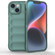 iPhone 15 Magic Shield TPU + Flannel Phone Case - Dark Green
