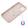 iPhone 15 Shockproof Silicone Magsafe Phone Case - Sand Pink