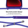 iPhone 15 Crossbody Lanyard Liquid Silicone Case - Purple