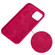 iPhone 15 Solid Color Silicone Phone Case - Rose Red