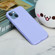 iPhone 15 Solid Color Silicone Phone Case - Purple