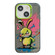 iPhone 15 Animal Pattern Oil Painting Series PC + TPU Phone Case - Rabbit