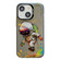 iPhone 15 Animal Pattern Oil Painting Series PC + TPU Phone Case - Astronaut