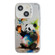 iPhone 15 Animal Pattern Oil Painting Series PC + TPU Phone Case - Panda