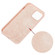 iPhone 15 Solid Color Silicone Phone Case - Sand Pink