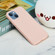 iPhone 15 Solid Color Silicone Phone Case - Sand Pink