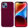 iPhone 15 Solid Color Silicone Phone Case - Violet