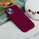 iPhone 15 Solid Color Silicone Phone Case - Violet
