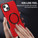 iPhone 15 Plus MagSafe Shockproof Armor Phone Case - Red