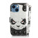 iPhone 15 Plus 3D Colored Horizontal Flip Leather Phone Case - Angry Bear