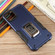 iPhone 15 Plus Ring Holder Non-slip Shockproof Armor Phone Case - Blue